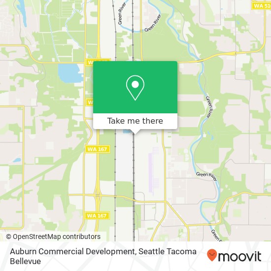 Auburn Commercial Development map