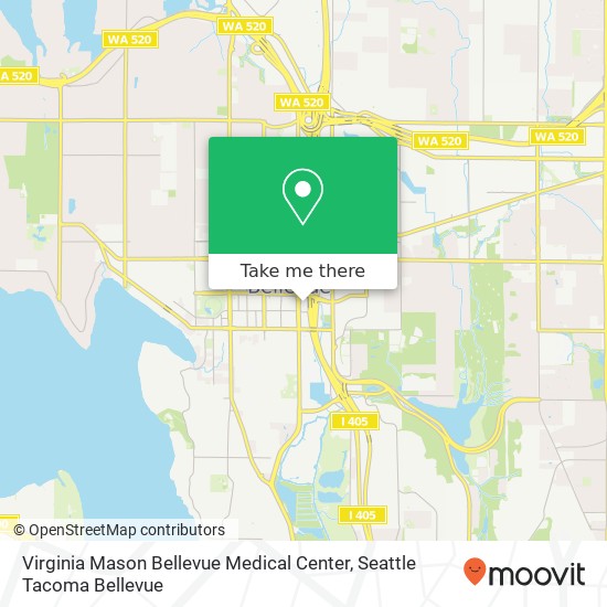 Virginia Mason Bellevue Medical Center map