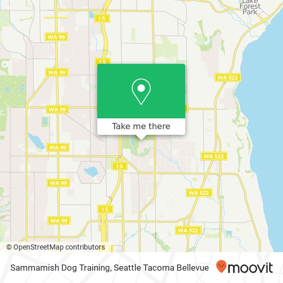 Mapa de Sammamish Dog Training