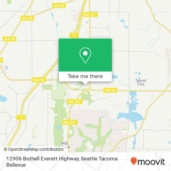 Mapa de 12906 Bothell Everett Highway