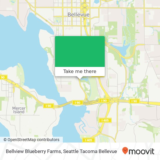 Bellview Blueberry Farms map