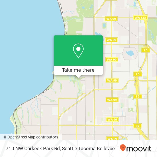 710 NW Carkeek Park Rd map