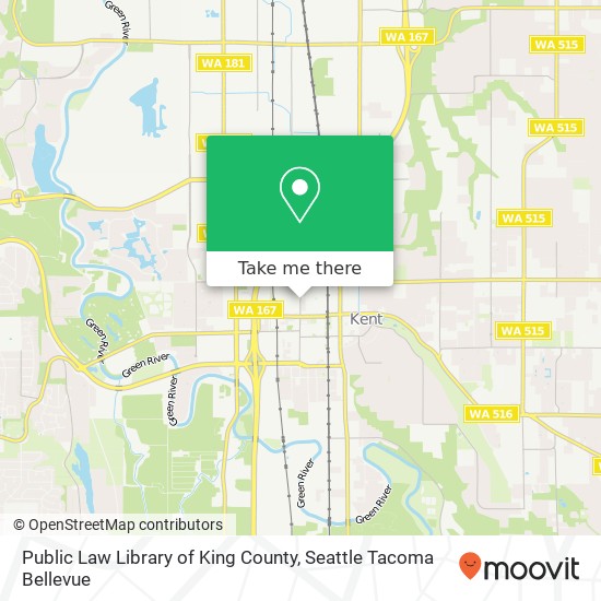 Public Law Library of King County map
