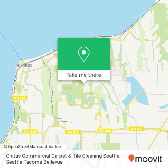 Mapa de Cintas Commercial Carpet & Tile Cleaning Seattle