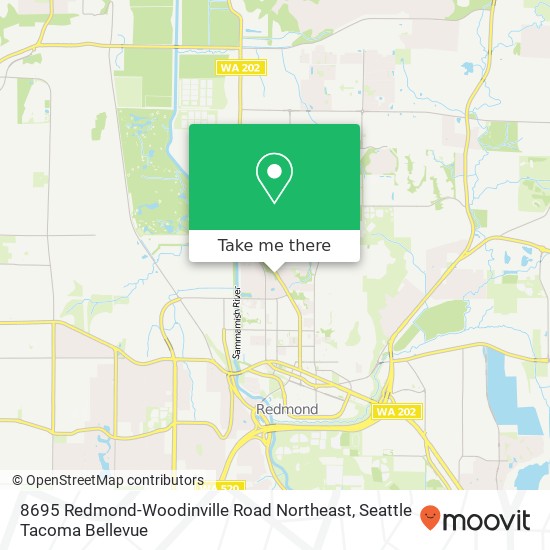 8695 Redmond-Woodinville Road Northeast map