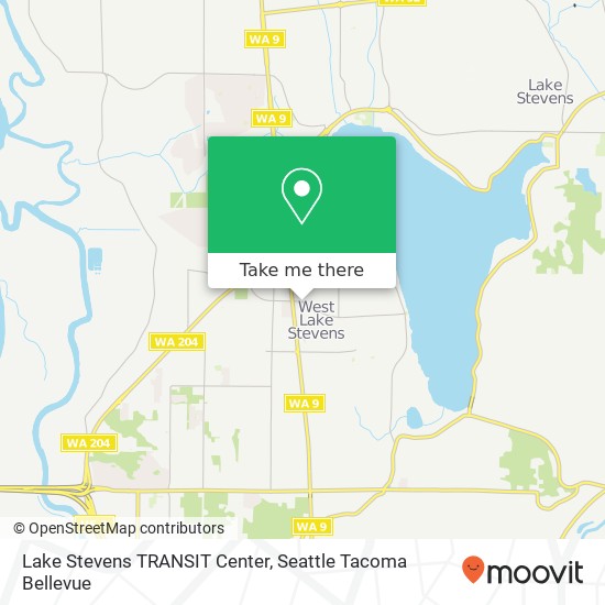 Mapa de Lake Stevens TRANSIT Center
