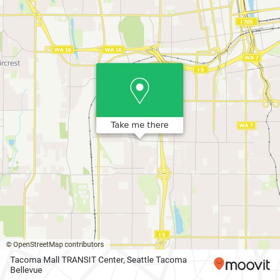 Mapa de Tacoma Mall TRANSIT Center