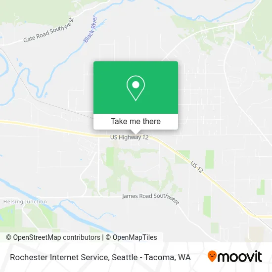 Rochester Internet Service map