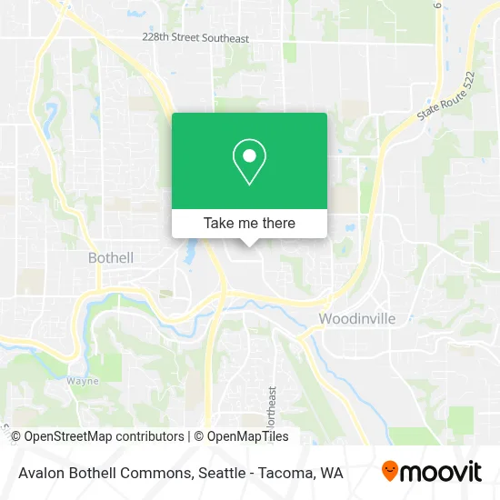 Avalon Bothell Commons map