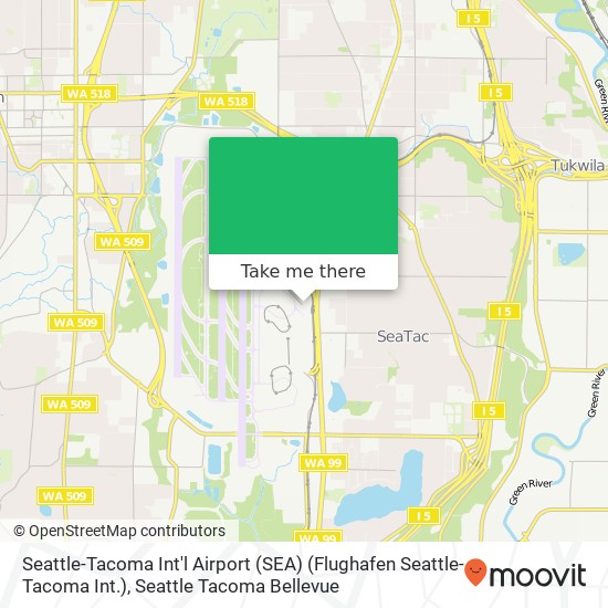 Mapa de Seattle-Tacoma Int'l Airport (SEA) (Flughafen Seattle-Tacoma Int.)