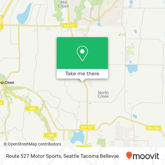 Route 527 Motor Sports map