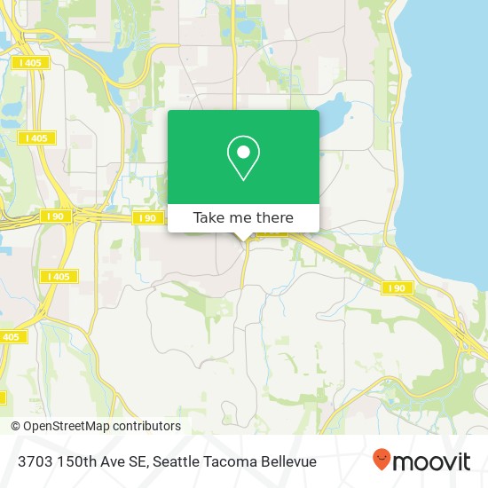 Mapa de 3703 150th Ave SE