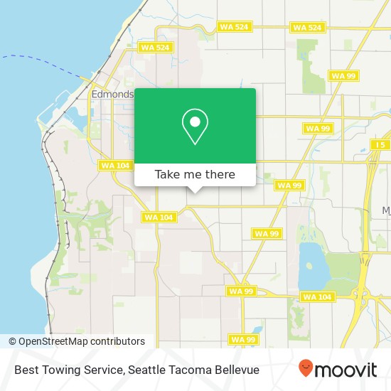 Mapa de Best Towing Service