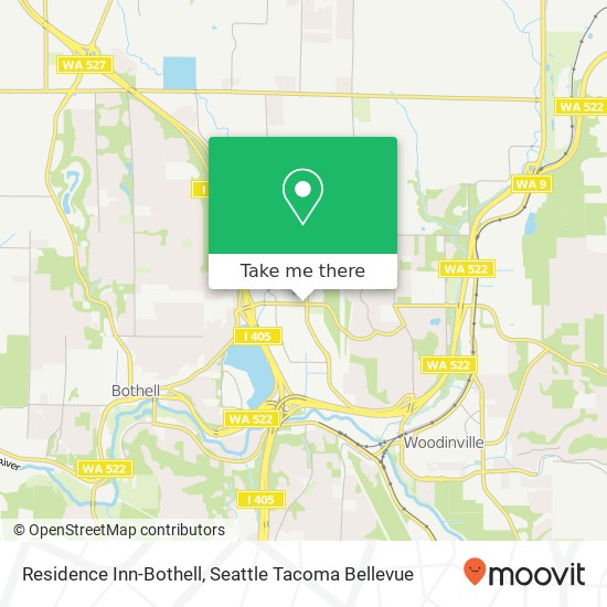 Residence Inn-Bothell map