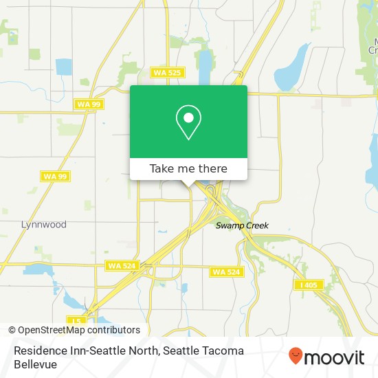 Residence Inn-Seattle North map