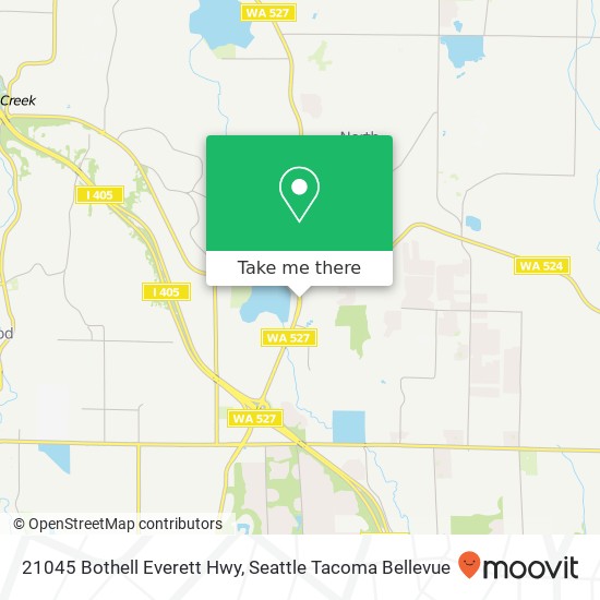Mapa de 21045 Bothell Everett Hwy