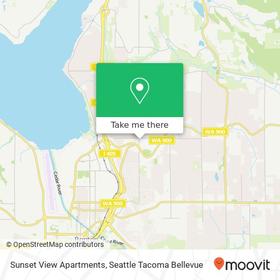 Sunset View Apartments map