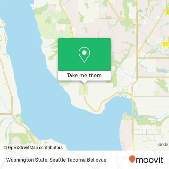 Mapa de Washington State