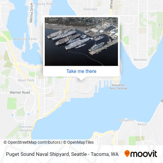 Mapa de Puget Sound Naval Shipyard