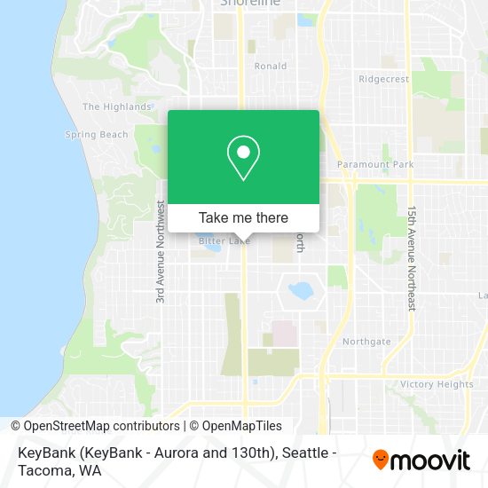 KeyBank (KeyBank - Aurora and 130th) map