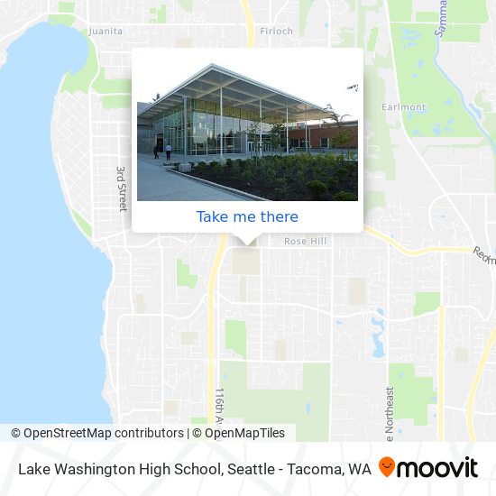 Mapa de Lake Washington High School