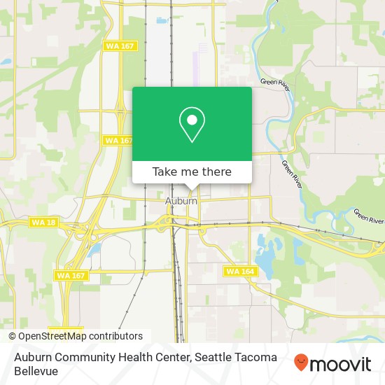 Auburn Community Health Center map
