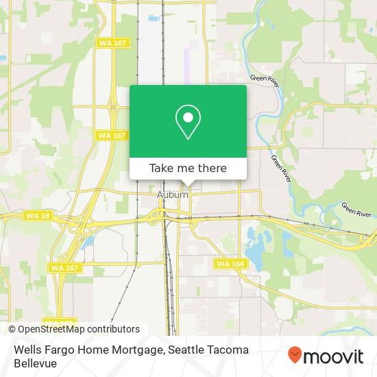 Wells Fargo Home Mortgage map