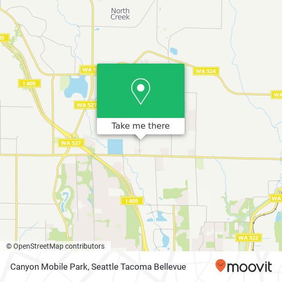 Canyon Mobile Park map