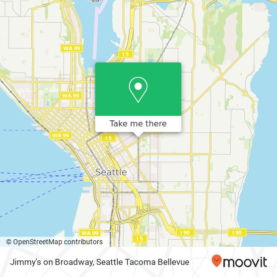 Jimmy's on Broadway map