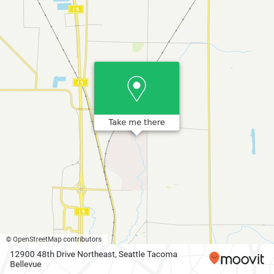 Mapa de 12900 48th Drive Northeast