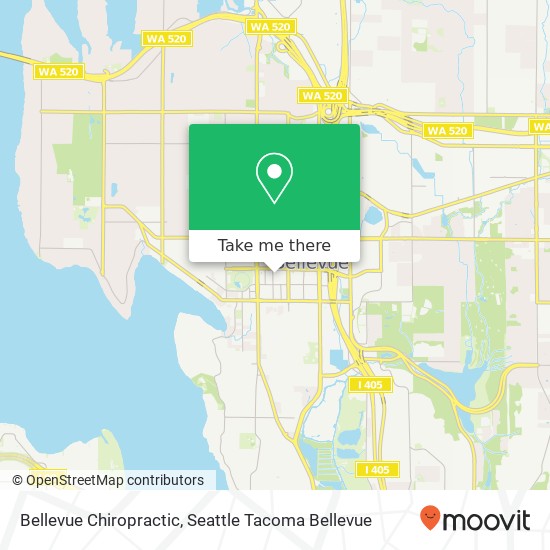 Mapa de Bellevue Chiropractic