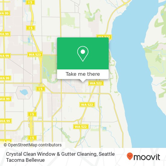 Crystal Clean Window & Gutter Cleaning map