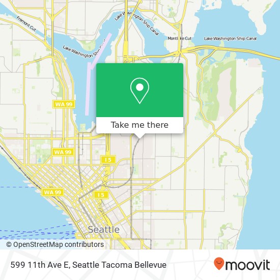 Mapa de 599 11th Ave E