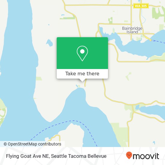 Mapa de Flying Goat Ave NE