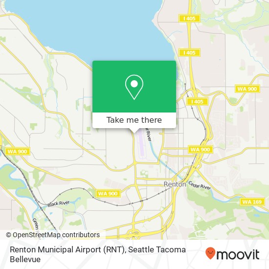 Renton Municipal Airport (RNT) map