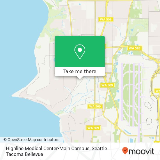 Highline Medical Center-Main Campus map