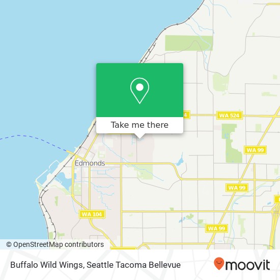 Buffalo Wild Wings map