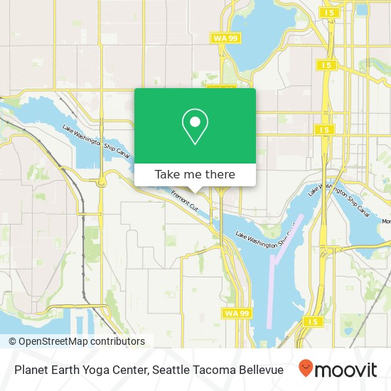 Planet Earth Yoga Center map