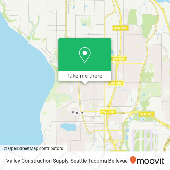 Valley Construction Supply map