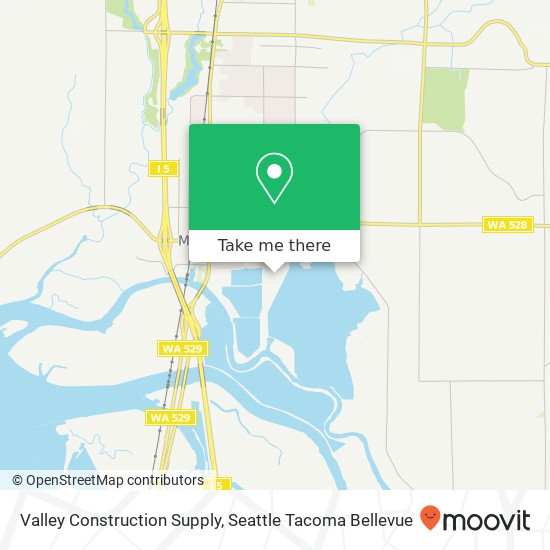 Valley Construction Supply map