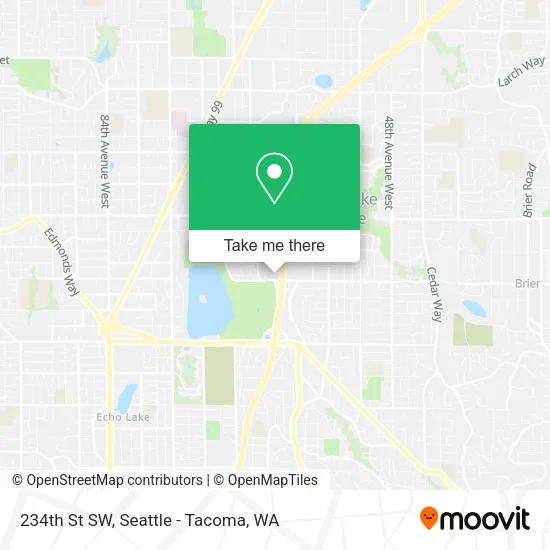 234th St SW map