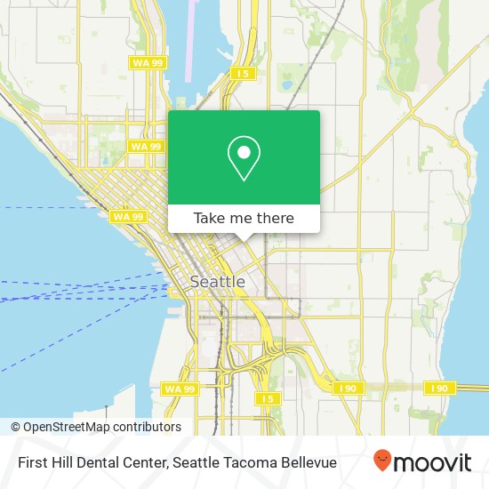Mapa de First Hill Dental Center