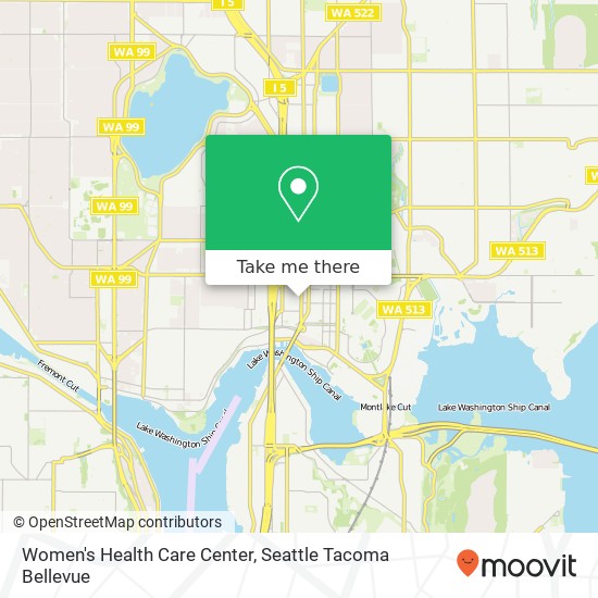 Mapa de Women's Health Care Center