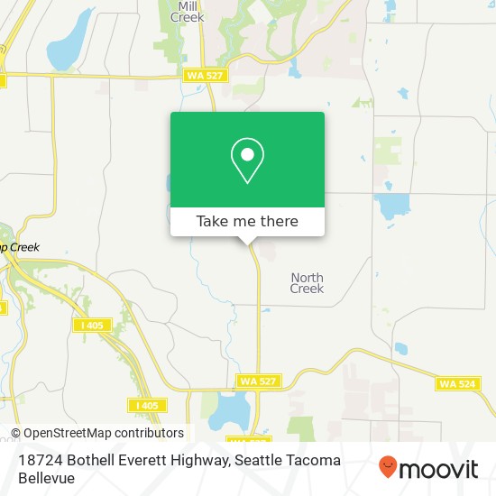 Mapa de 18724 Bothell Everett Highway