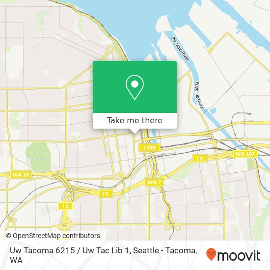 Mapa de Uw Tacoma 6215 / Uw Tac Lib 1