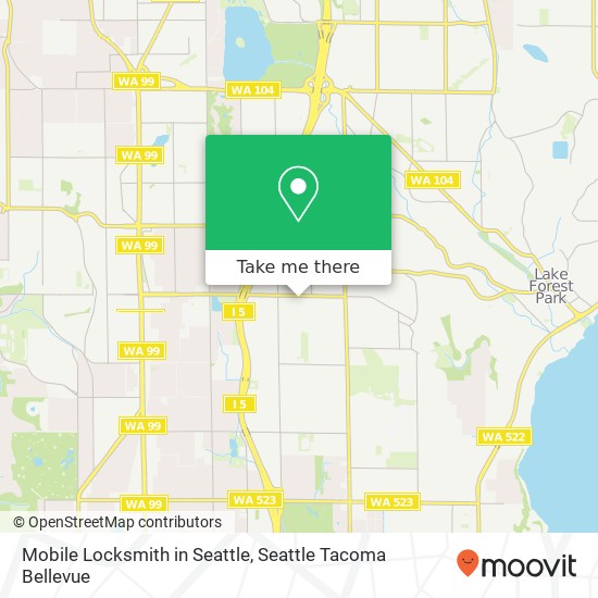 Mobile Locksmith in Seattle map