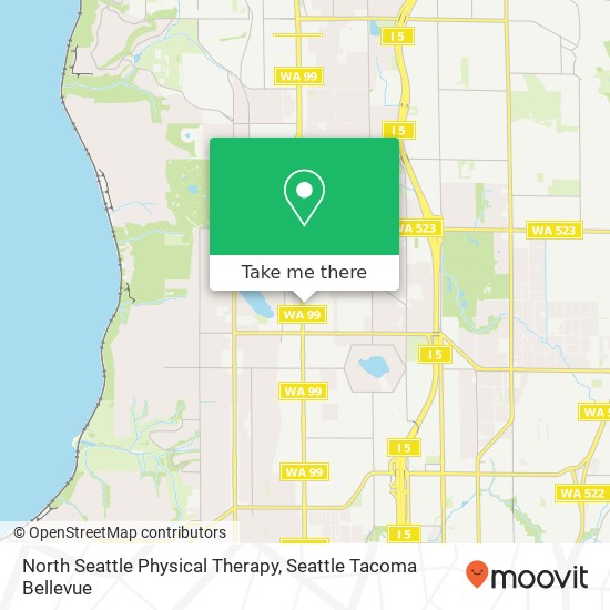 North Seattle Physical Therapy map