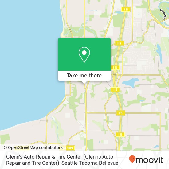 Mapa de Glenn's Auto Repair & Tire Center (Glenns Auto Repair and Tire Center)