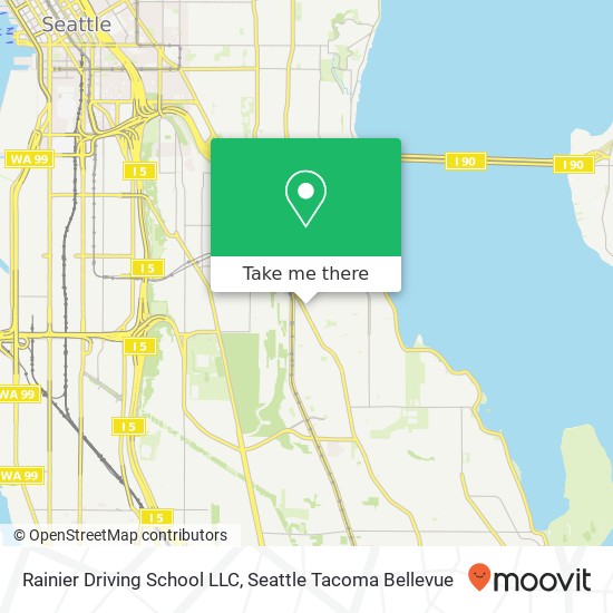 Rainier Driving School LLC map