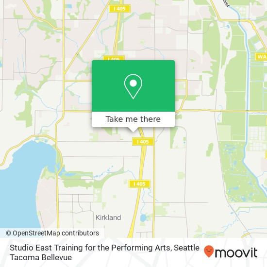 Mapa de Studio East Training for the Performing Arts